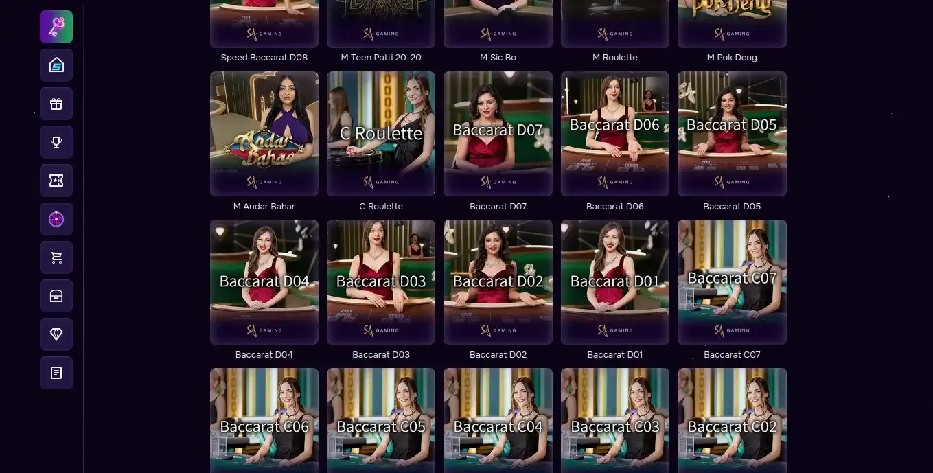 Интерфейс игрового зала казино Ауф с яркими слотами